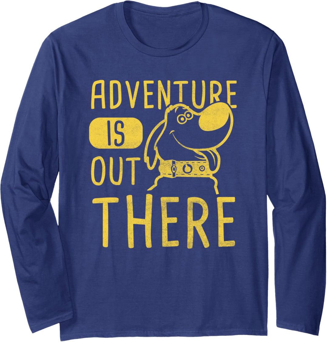 Disney Pixar Up Dug Adventure Is Out There Langarmshirt