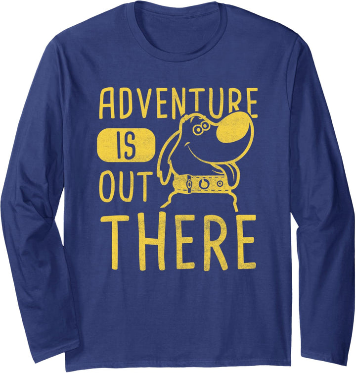 Disney Pixar Up Dug Adventure Is Out There Langarmshirt