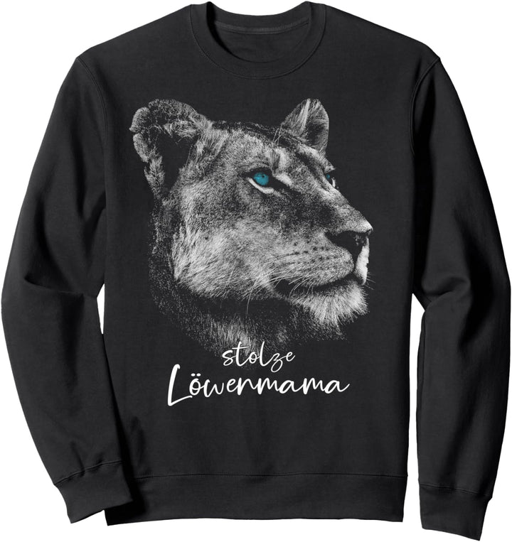 Stolze Löwenmama I Mommy Retro und Stolz I Mama Löwe Sweatshirt