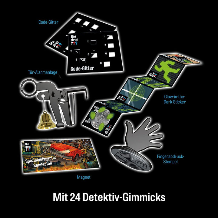 Die drei ??? Adventskalender von KOSMOS 630560, Löse die 24 spannenden Rätsel und rette den Film-Dre
