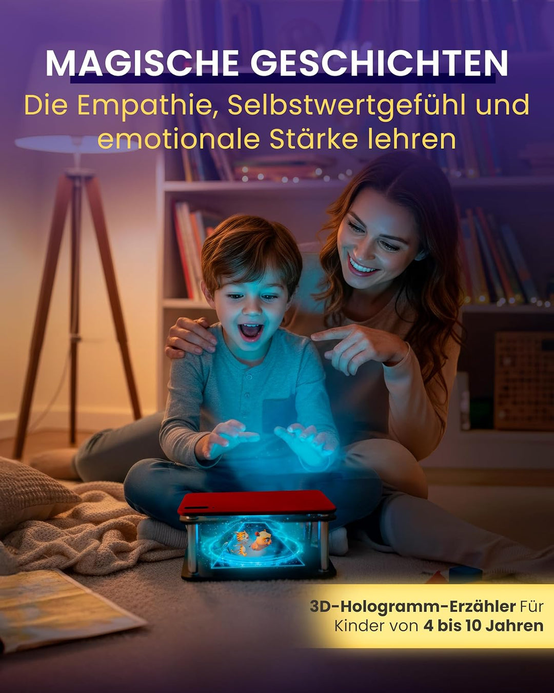 Heromask Tales Pro Riesenversion – EIN 3D-Geschichtenerzähler in Einer Pyramide [4–10 Jahre] | EIN p