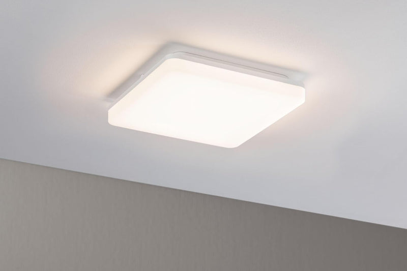 Paulmann 79839 LED Panel Cela WhiteSwitch 280 x 280 mm incl. 1x15,5 Watt Deckenleuchte Weiss matt Li