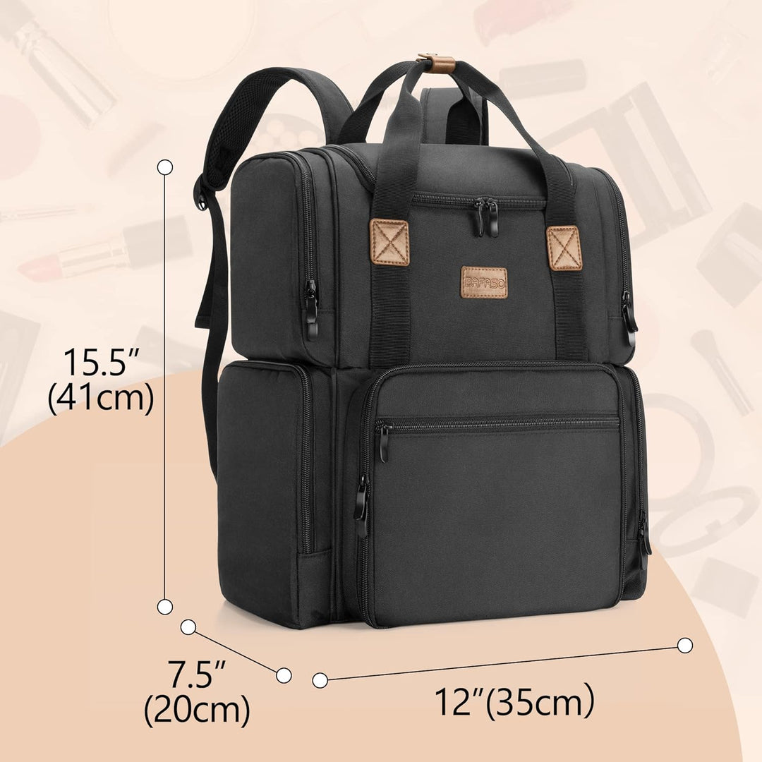 BAFASO Kosmetiktasche Rucksack, Make Up Organizer Tasche für Damen, Kulturtasche Rucksack für Mädche