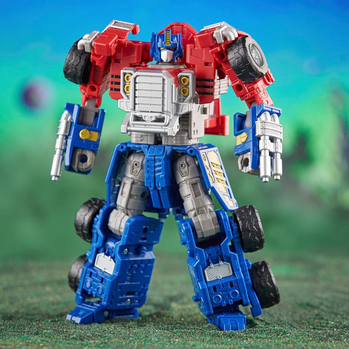 Transformers Legacy Evolution Commander-Klasse Armada Universe Optimus Prime, 19 cm grosse Action-Fi