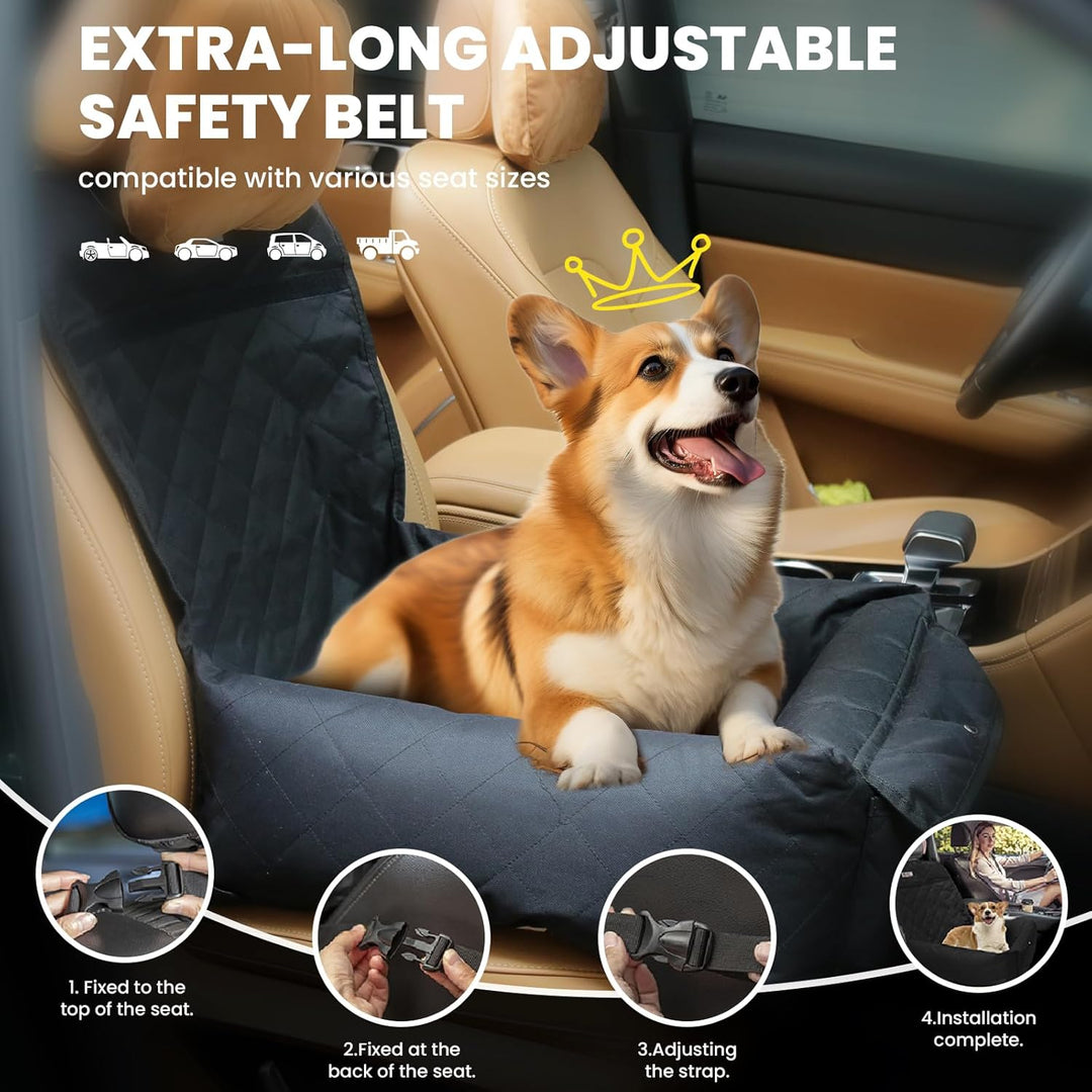 Hunde Autositz wasserdichte Waschbarer Rutschfester Auto Hundesitz Reisebett für kleine Hunde Hundet