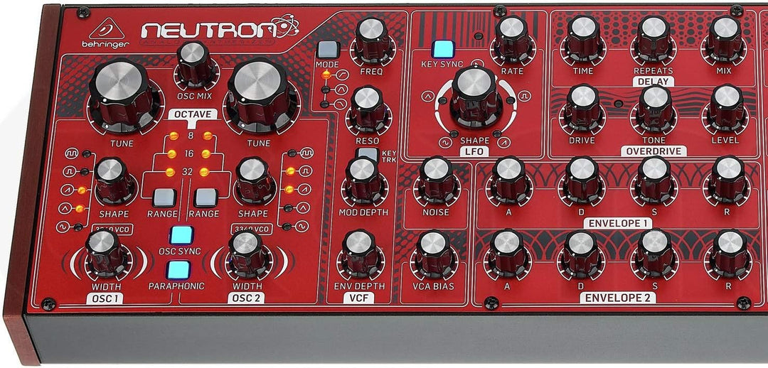 Behringer NEUTRON Paraphonic Analog and Semi-Modular Synthesizer with Dual 3340 VCOs, Multi-Mode VCF