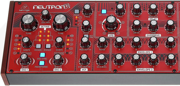 Behringer NEUTRON Paraphonic Analog and Semi-Modular Synthesizer with Dual 3340 VCOs, Multi-Mode VCF