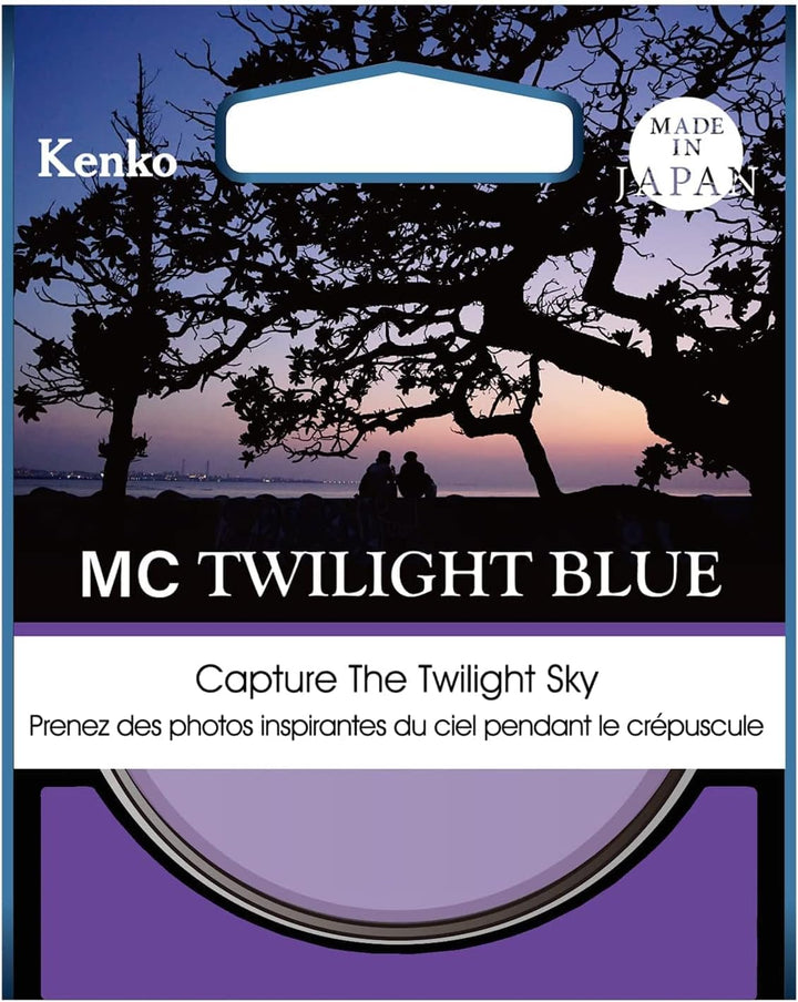 Kenko Objektivfilter mit Farbeffekt MC Twilight Blue 52mm, Erzeugt inspirierende Farben am Abendhimm