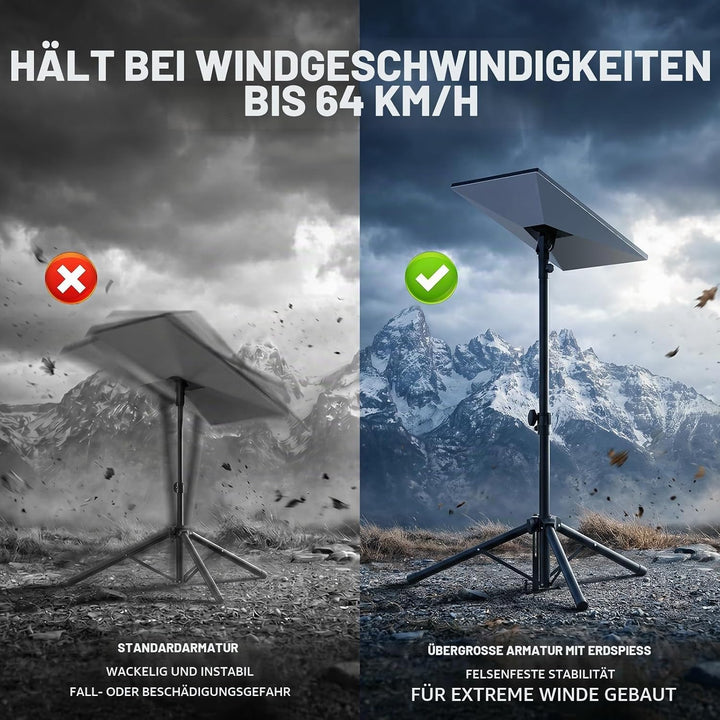 Upgraded Starlink Stativ Halterung für Gen 3/Standard 4X/4,Superstabilität Starlink Gen 3 Stativ Stä