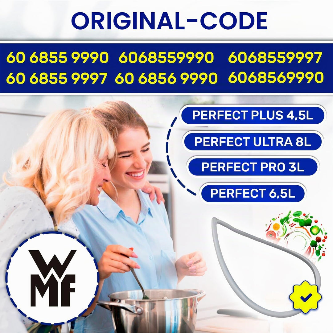 Dichtungsring für WMF Schnellkochtopf Ø 22 cm mit dem Originalcode 60 6855 9990 6068559990 Garantie