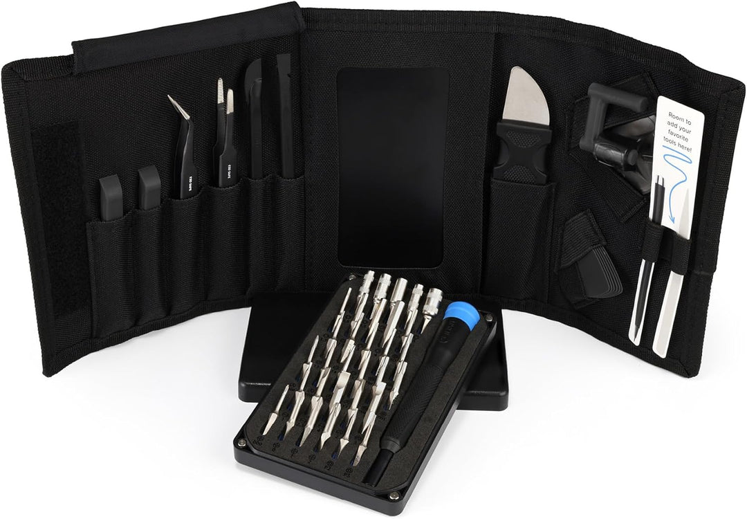 iFixit Pro Tech Go Toolkit (Schwarze Ausgabe) – Das mobile Reparaturset für Elektronik, Schwarz