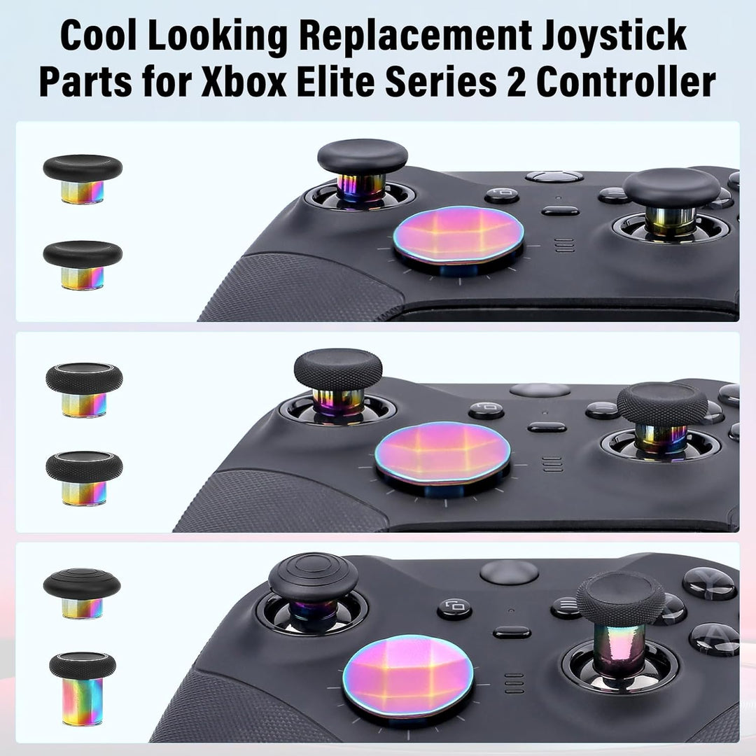 inRobert Joysticks f??¨¬1r Xbox Elite Controller Serie 2 Core Paddles, Metall Ersatz Thumbsticks Zub