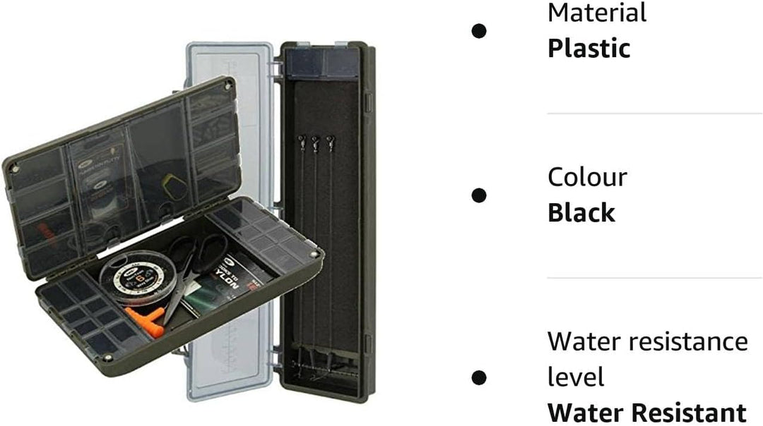 NGT Angelgerätebox System für Terminal Tackle + steifer Rig-Koffer Karpfen XPR 'leer'