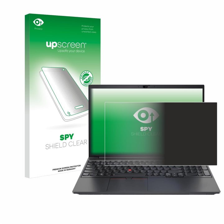 upscreen Anti-Spy Blickschutzfolie für Lenovo ThinkPad E15 Gen 2 Privacy Screen Displayschutz-Folie
