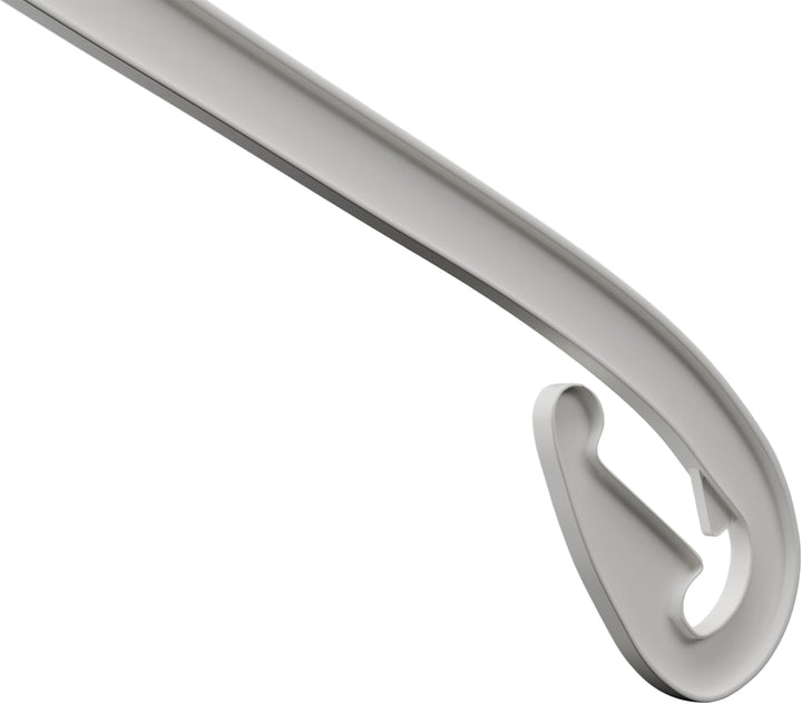 Kleiderbügel NA 47 cm - 100 Stück - aus Kunststoff- weiss - 360° drehbarer Haken - platzsparend - He