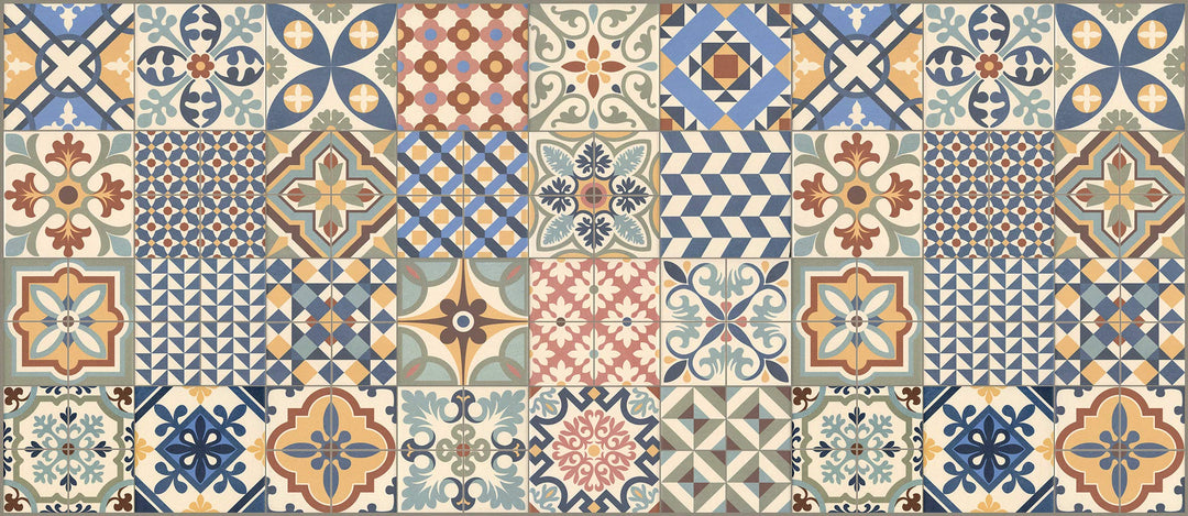 vilber, Vinylteppich, Toledo DU 01 78 X 180 x 0.22 cm Mehrfarbig-01 78 x 180 x 0.22 cm, Mehrfarbig-0