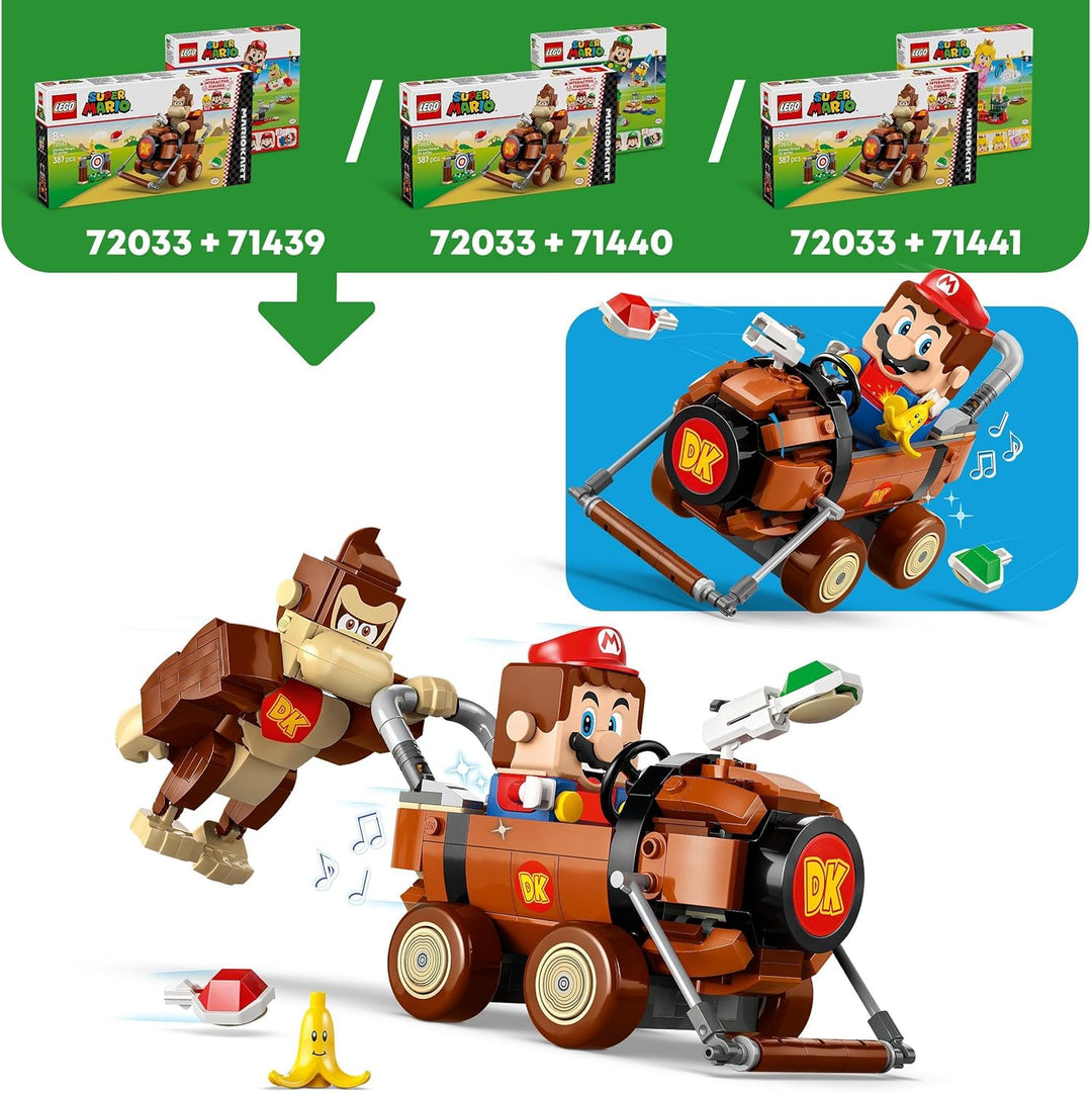 LEGO Super Mario: Mario Kart – Donkey Kong & DK Jumbo (72033); Nintendo Sammlerstück; baubarer Spiel
