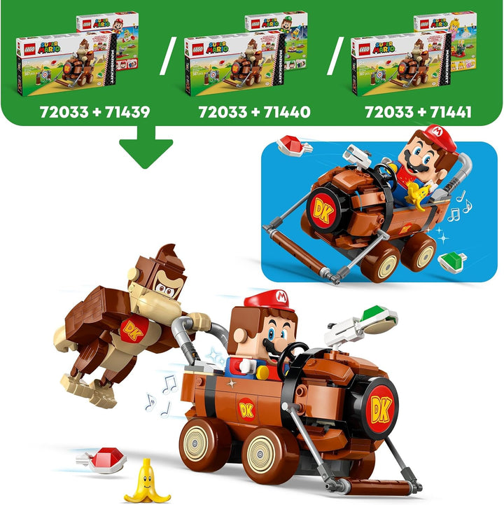 LEGO Super Mario: Mario Kart – Donkey Kong & DK Jumbo (72033); Nintendo Sammlerstück; baubarer Spiel