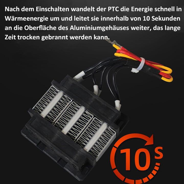 PTC-Heizelement 220V 200W PTC-Keramik-Luftheizgerät, PTC-Heizung, Elektrisch isolierte Keramik-Therm