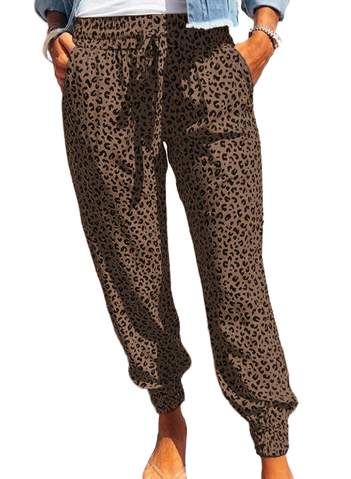 Dokotoo Damen Jogginghose Lang Freizeithose Sporthose Elastisch Pumphose Haremshose Lässige Lose Sto
