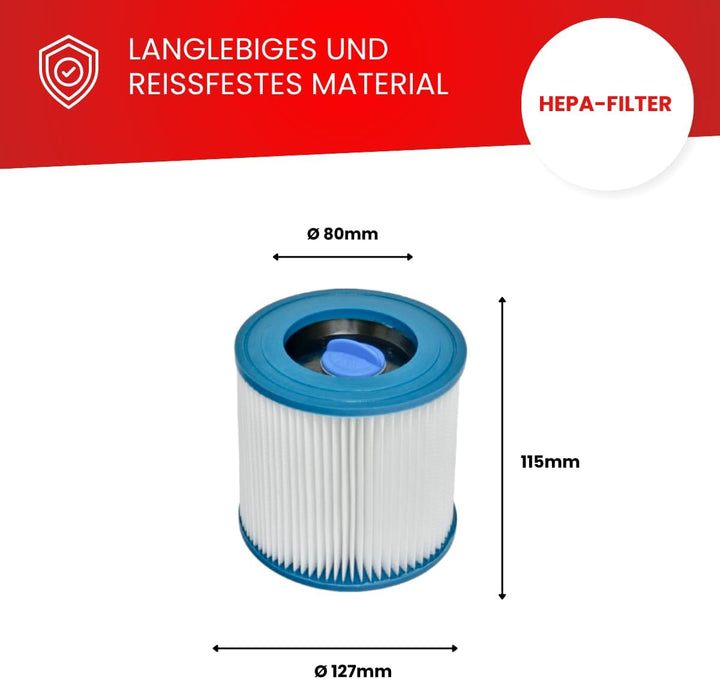 Invest - Staubsaugerbeutel, Filtertüten kompatibel mit Kärcher: A 2003, A 2004, A 2014 CarVac, A 202