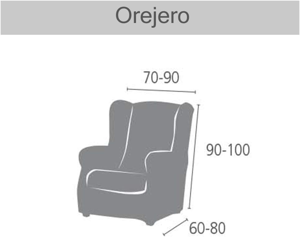 Eysa Aquiles elastisch Sofa überwurf ohrensessel Farbe 09-orange, Polyester-Baumwolle, 37 x 29 x 5 c