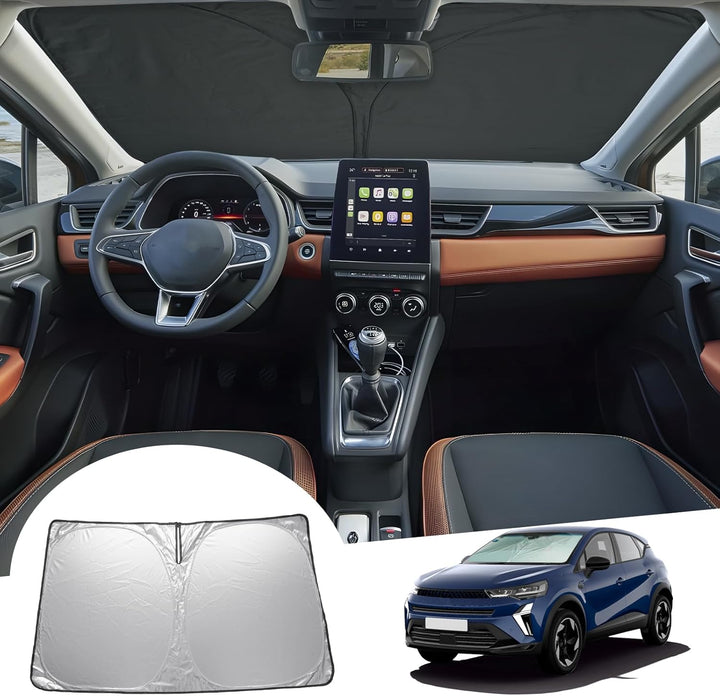 GAFAT Kompatibel mit Renault Captur 2013-2023 Sonnenschutz Frontscheibe Innen, Captur 2 Captur 1 Win