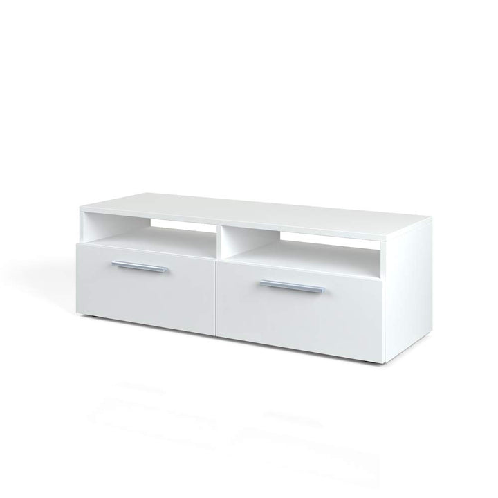 Vicco Lowboard Diego, Weiss Hochglanz, 95 x 38 cm Weiss Hochglanz 95 cm, Weiss Hochglanz 95 cm