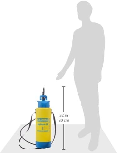 GLORIA Drucksprüher prima 8 | 8 L Gartenspritze, Unkrautspritze|Mit Messinglanze + verstellbare Mess