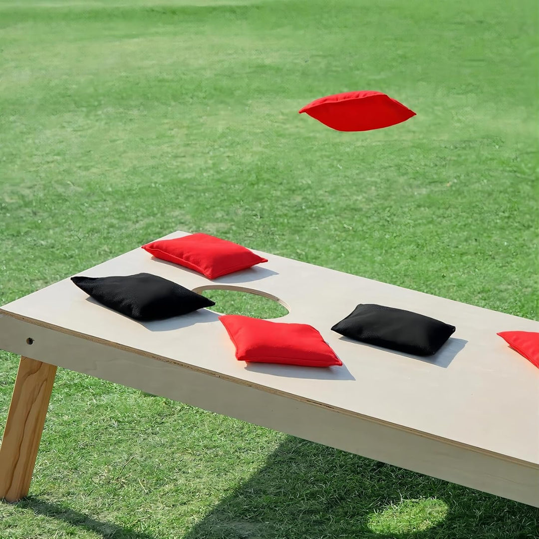 10 Stück Cornhole Säckchen 10X10cm,Bean Bag Wurfspiel Set für Kinder,Fun Sports Games Sitzsack für P