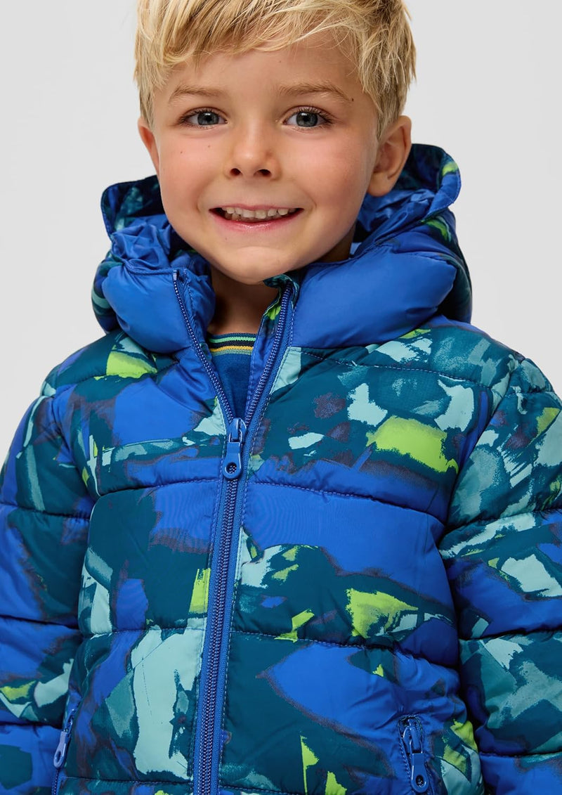 s.Oliver Jungen Outdoor Jacke 92 BLUE GREEN, 92 BLUE GREEN