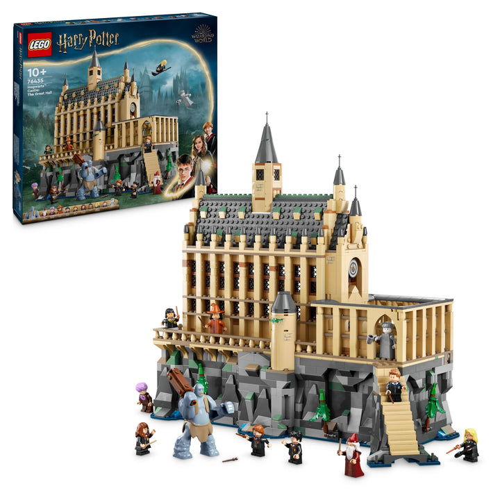 LEGO Harry Potter Schloss Hogwarts: Die Grosse Halle, Zauberer-Spielzeug zum Sammeln, mit 11 Minifig