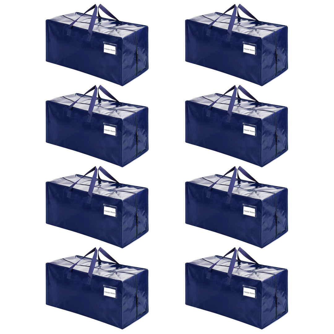 VENO 8-er Pack extra grosse Umzugstaschen mit Rucksackgurten, Umzugshelfer, starke Griffe und Reissv
