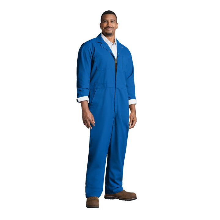 Red Kap Herren Twill Action Back Brusttaschen Arbeits-Overalls, 36 Electric Blue