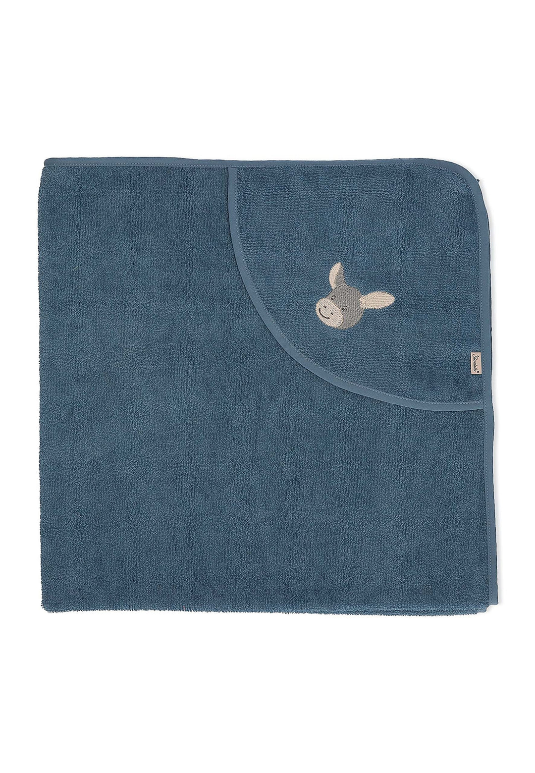 Sterntaler Baby Jungen Badetuch Baby GOTS Emmi - Badeponcho Baby, Kapuzenhandtuch, Badehandtuch Kind