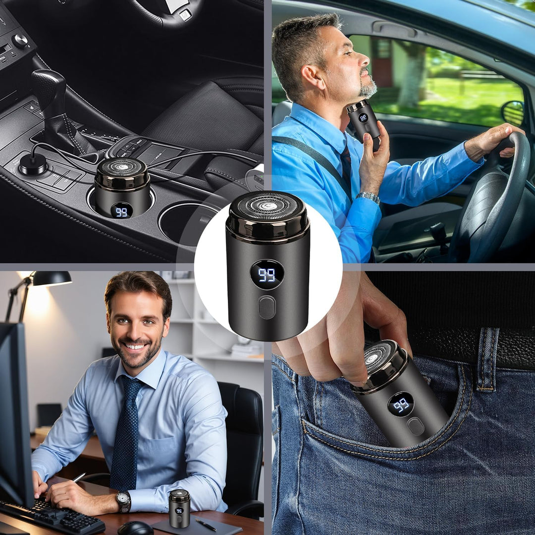 BSOON Tragbarer Elektrischer Mini-Rasierer, Sopami Mini Electric Shaver, Washable Electric Razor, US