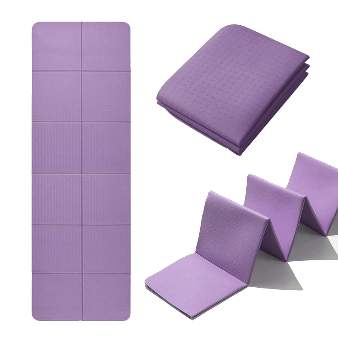 Faltbare Yogamatte Reise Leicht 183 x61x0.4 cm Reiseyogamatte Leicht Faltbar Tragbare Yoga Matte Rut
