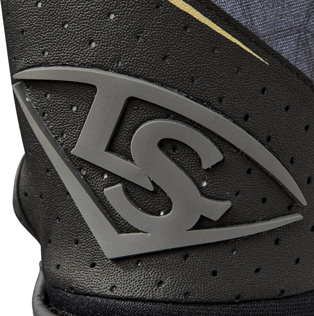 Louisville Slugger Adult Genuine 2.0 Batting Gloves Schwarz L, Schwarz L
