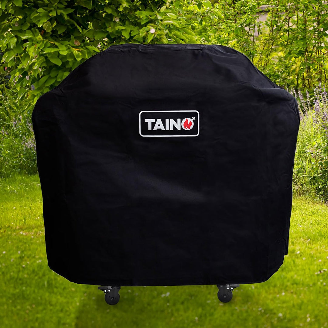 TAINO Abdeckhaube 2 Brenner Platinum Black 2+1 Abdeckung Wetterschutz Schutz-Plane Oxford Polyester