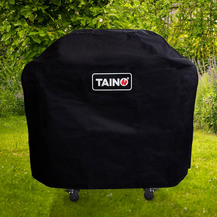 TAINO Abdeckhaube 2 Brenner Platinum Black 2+1 Abdeckung Wetterschutz Schutz-Plane Oxford Polyester