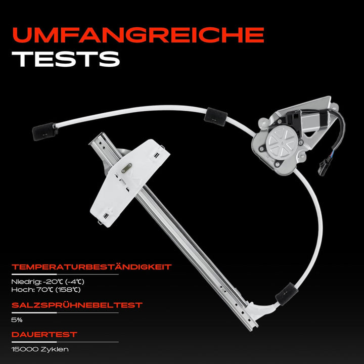 Frankberg Fensterheber Mit Motor Vorne Links Kompatibel mit Cherokee KJ SUV 2.4L 2.5L 2.8L 3.7L 2002