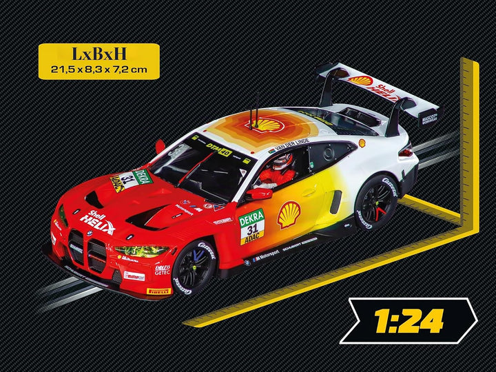 Carrera Digital 124 BMW M4 GT3, Schubert Motorsport No. 31 DTM 2024 – Detailgetreues Slotcar mit Lic