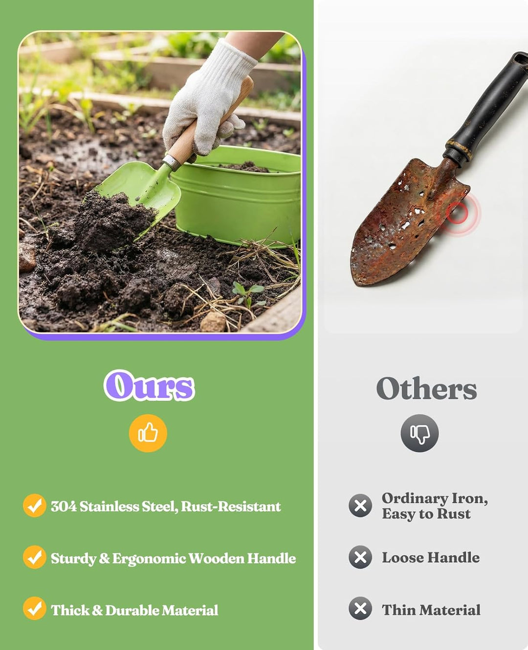 Ultimate Kinder-Gartenset, kindersicheres und Robustes Gartengeräte-Set für Spass im Freien, Freude