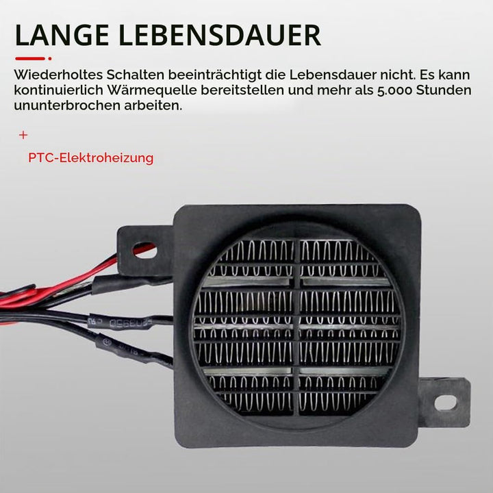 PTC Heizung 12V, Lufterhitzer Energiesparend PTC Heizelement 12V 150W mit Konstanter Temperatur Heiz