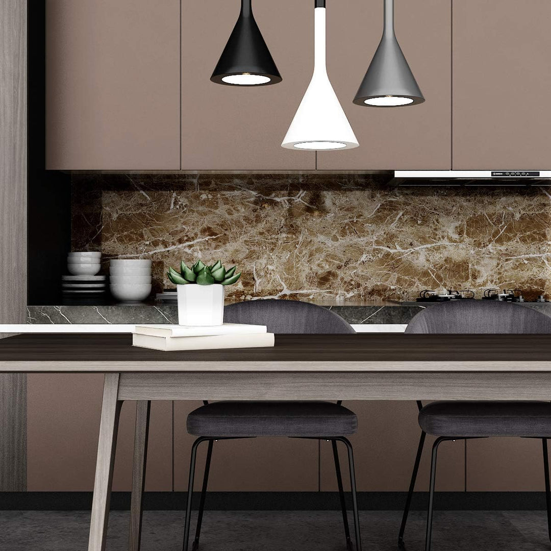 Livelynine 5M X 60 CM Breit Klebefolie Marmor Folie Für Möbel Tisch Küche Arbeitsplatte Fensterbank