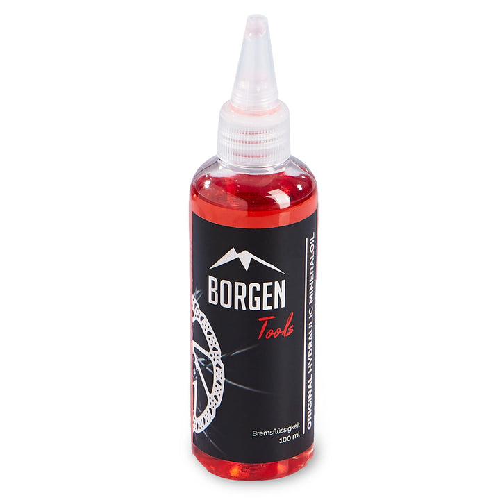 Borgen Mineralöl geeignet für Shimano hydraulische Scheibenbremsen - 100 ml Bremsflüssigkeit für meh