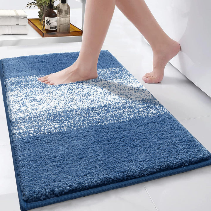 Enyhom 60 x 90 cm Badematte & Badteppiche Mikrofaser Weich Saugfähig Badvorleger rutschfest Maschine