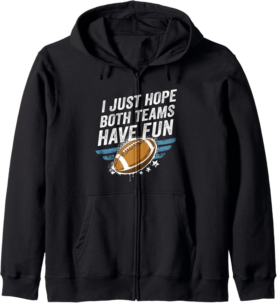 Ich hoffe nur, dass beide Teams Spass haben. Kapuzenjacke