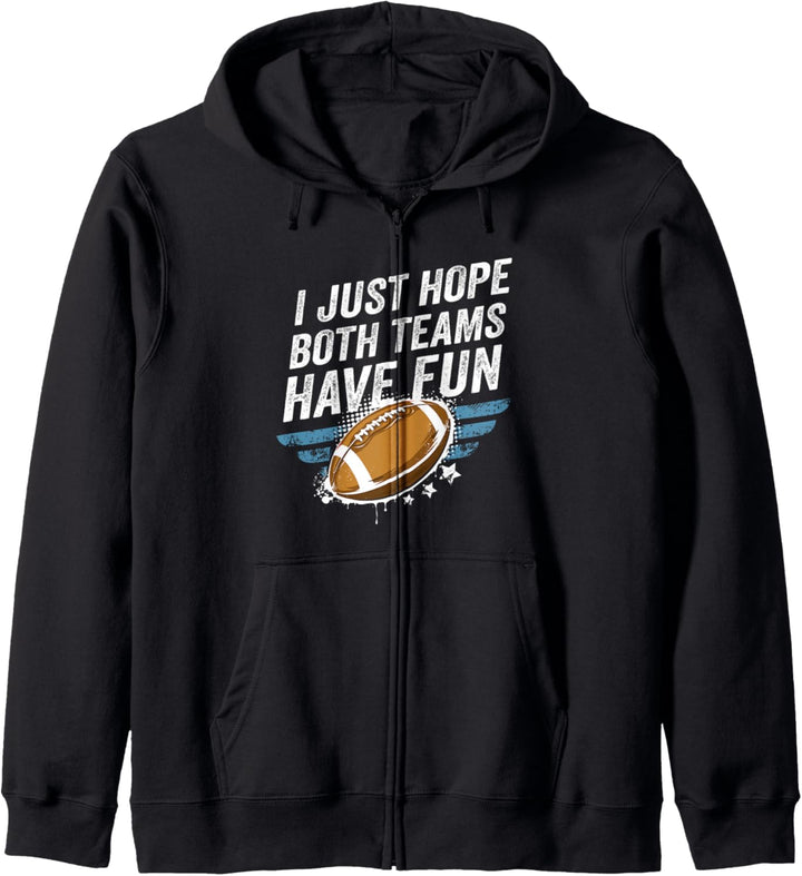 Ich hoffe nur, dass beide Teams Spass haben. Kapuzenjacke