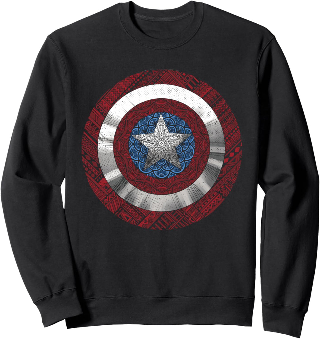 Marvel Captain America Ornate Shield C1 Sweatshirt